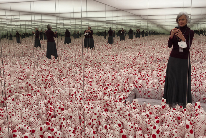 Seen here in the midst of a Yayoi Kusama installation at the Smithsonian's Hirshhorn Museum in Washington, D.C., Anne Helmreich is the director of the Smithsonian&rsquo;s Archives of American Art.