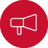 Arts and Media Icon, megaphone